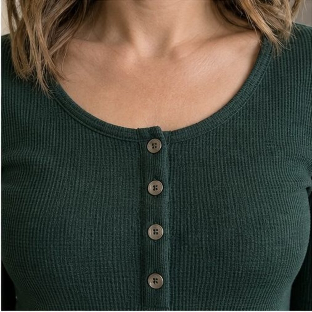 Rust Smocked Top - Picture 4 of 6